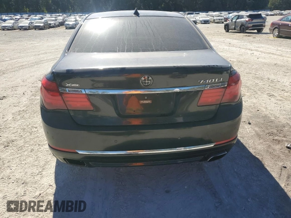 2015 BMW 7 Series 740Li xDrive with VIN WBAYF4C50FD874041, listed as a Copart auction lot 81666074 with 156,802 mi miles and Salvage Title. Bid and sale history available at carsss.com. Image 6.