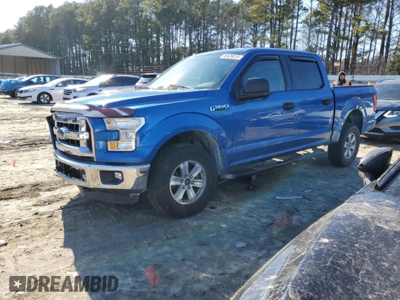 2016 Ford F-150 XLT with VIN 1FTEW1EF6GFC60143, listed as a Copart auction lot 46426815 with 186,891 mi miles and Salvage Title. Bid and sale history available at carsss.com. Image 1.