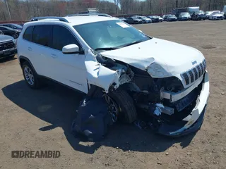 2019 Jeep Cherokee Latitude Plus with VIN 1C4PJMLXXKD107760, listed as a IAAI auction lot 42052926 with 82,649 mi miles and . Bid and sale history available at DreamBid. Image 1.