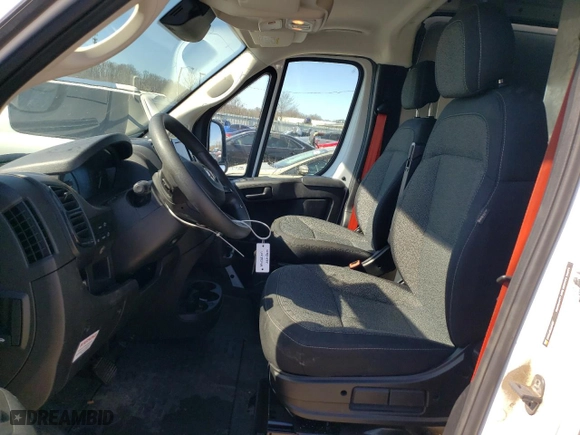 2023 Ram ProMaster Cargo Van with VIN 3C6LRVDGXPE541878, listed as a Copart auction lot 47616104 with 16,267 mi miles and Salvage Title. Bid and sale history available at carsss.com. Image 7.