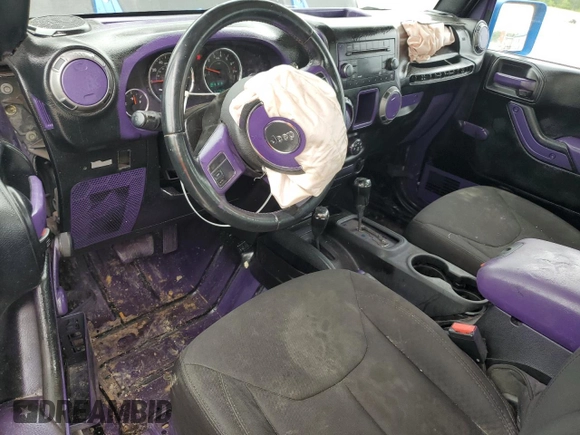 2015 Jeep Wrangler Sport with VIN 1C4AJWAG8FL540932, listed as a Copart auction lot 61870935 with 71,762 mi miles and Salvage title. Bid and sale history available at DreamBid. Image 8.