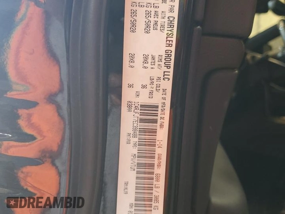 2014 Jeep Grand Cherokee Summit with VIN 1C4RJFJT7EC398488, listed as a Copart auction lot 57593975 with 64,630 mi miles and Clean title. Bid and sale history available at DreamBid. Image 14.