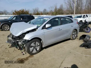 2017 Hyundai Ioniq Blue z VIN KMHC65LCXHU048264, wystawiony jako Copart lot #55485165 z przebiegiem Nie podano mil oraz Szkoda całkowita • Salvage title. Historia ofert i sprzedaży dostępna na DreamBid. Obrazek 1.