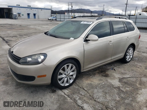 2013 Volkswagen Jetta TDI w/Sunroof & Nav with VIN 3VWPL7AJ0DM637556, listed as a Copart auction lot 48173845 with 138,894 mi miles and Salvage title. Bid and sale history available at DreamBid. Image 1.
