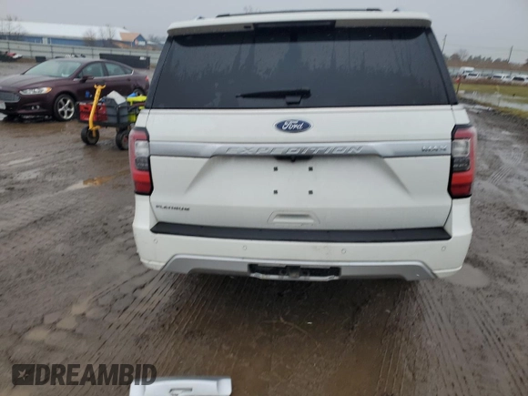 2020 Ford Expedition Max Platinum z VIN 1FMJK1MT5LEA75174, wystawiony jako Copart lot #85696414 z przebiegiem 111 278 mil mil oraz Szkoda całkowita • Salvage title. Historia ofert i sprzedaży dostępna na DreamBid. Obrazek 6.