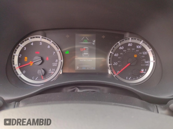 2021 Toyota Highlander L with VIN 5TDBZRBH4MS075907, listed as a Copart auction lot 57849265 with 67,128 mi miles and Salvage title. Bid and sale history available at DreamBid. Image 8.
