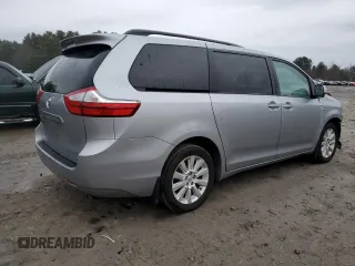 2016 Toyota Sienna LE with VIN 5TDJK3DC4GS133341, listed as a Copart auction lot 83660134 with 133,700 mi miles and Salvage Title. Bid and sale history available at carsss.com. Image 3.