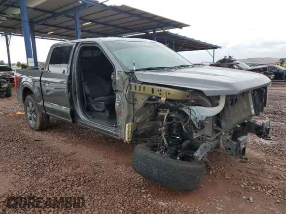 2022 Ford F-150 XL with VIN 1FTFW1E50NKD51554, listed as a Copart auction lot 48054025 with 40,898 mi miles and Salvage Title. Bid and sale history available at DreamBid. Image 4.
