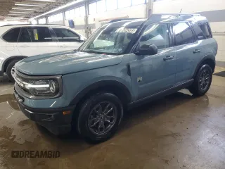 2021 Ford Bronco Sport Big Bend with VIN 3FMCR9B62MRA37691, listed as a Copart auction lot 63043095 with 70,539 mi miles and Clean title. Bid and sale history available at DreamBid. Image 1.