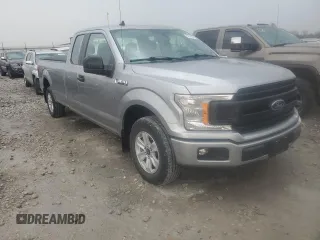 2020 Ford F-150 XL with VIN 1FTEX1C52LKE37506, listed as a Copart auction lot 50596575 with 75,648 mi miles and Salvage Title. Bid and sale history available at DreamBid. Image 4.