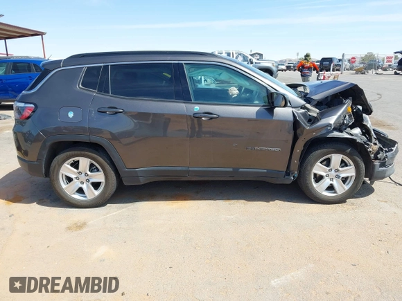 2022 Jeep Compass Latitude с VIN 3C4NJCBB5NT106599, выставлен на аукционе IAAI как лот 42111402 с пробегом 68 910 миль миль и . История ставок и продаж доступна на DreamBid. Изображение 12.