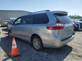 2016 Toyota Sienna XLE с VIN 5TDYK3DC9GS718138, выставлен на аукционе Copart как лот 57137635 с пробегом 105 384 миль миль и Списание • Salvage title. История ставок и продаж доступна на DreamBid. Изображение 2.