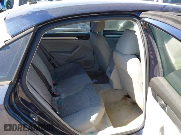 2012 Volkswagen Passat S with VIN 1VWAP7A39CC100079, listed as a IAAI auction lot 41653045 with 268,353 mi miles and . Bid and sale history available at DreamBid. Image 8.