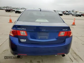 2009 Acura TSX with VIN JH4CU26629C028370, listed as a Copart auction lot 47500185 with 0 mi miles and Salvage Title. Bid and sale history available at carsss.com. Image 6.