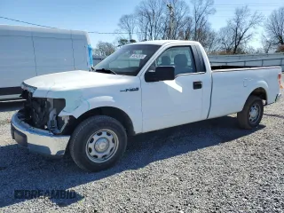 2014 Ford F-150 XL with VIN 1FTNF1CF2EKG40944, listed as a Copart auction lot 45342825 with 43,854 mi miles and Salvage Title. Bid and sale history available at carsss.com. Image 1.