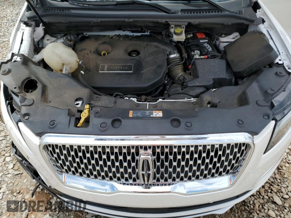 2019 Lincoln MKC Reserve with VIN 5LMTJ3DHXKUL29496, listed as a Copart auction lot 58970175 with 40,783 mi miles and Salvage title. Bid and sale history available at DreamBid. Image 12.