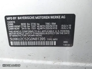 2016 BMW X6 xDrive35i with VIN 5UXKU2C52G0N81395, listed as a IAAI auction lot 41490540 with 149,031 mi miles. Bid and sale history available at carsss.com. Image 9.
