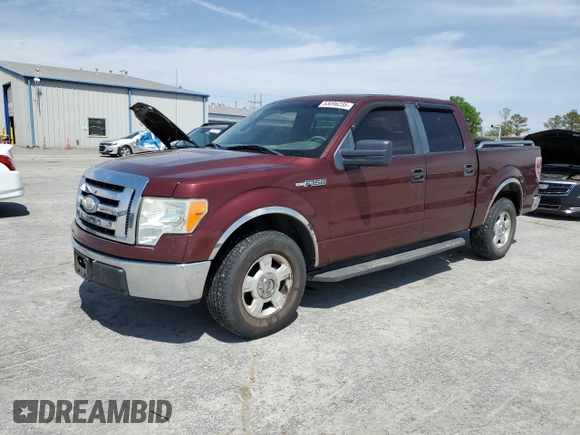 2009 Ford F-150 XL with VIN 1FTPW12V59KC22482, listed as a Copart auction lot 53096235 with 222,311 mi miles and Salvage Title. Bid and sale history available at carsss.com. Image 1.