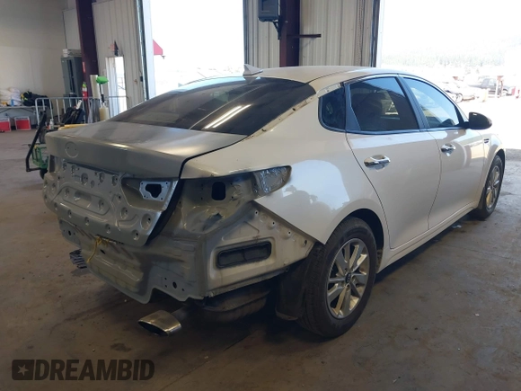 2017 Kia Optima LX with VIN KNAGT4L35H5137739, listed as a IAAI auction lot 42116643 with 114,710 mi miles. Bid and sale history available at carsss.com. Image 4.