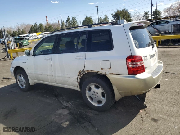 2004 Toyota Highlander with VIN JTEEP21A140052047, listed as a Copart auction lot 48423455 with 254,028 mi miles and Salvage Title. Bid and sale history available at carsss.com. Image 2.
