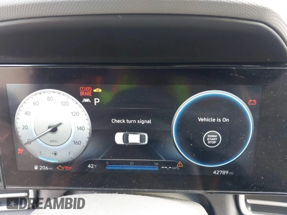 2023 Hyundai Elantra SEL with VIN KMHLS4AG7PU408729, listed as a IAAI auction lot 41735295 with 42,789 mi miles and . Bid and sale history available at DreamBid. Image 7.