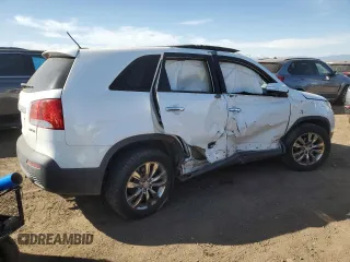 2011 Kia Sorento EX with VIN 5XYKUDA21BG021313, listed as a Copart auction lot 48815605 with 146,866 mi miles and Salvage Title. Bid and sale history available at DreamBid. Image 3.