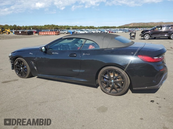 2021 BMW 8 Series 840i with VIN WBADZ2C05MCG36741, listed as a Copart auction lot 75273884 with 31,441 mi miles and Salvage Title. Bid and sale history available at carsss.com. Image 2.