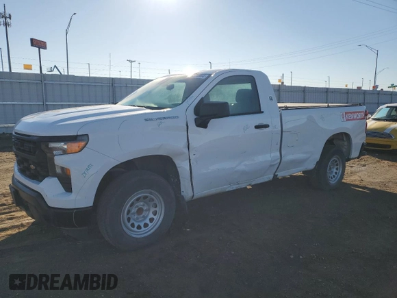 2022 Chevrolet Silverado 1500 Work Truck with VIN 3GCNAAEK7NG549636, listed as a Copart auction lot 75176904 with 33,239 mi miles and Salvage Title. Bid and sale history available at DreamBid. Image 1.