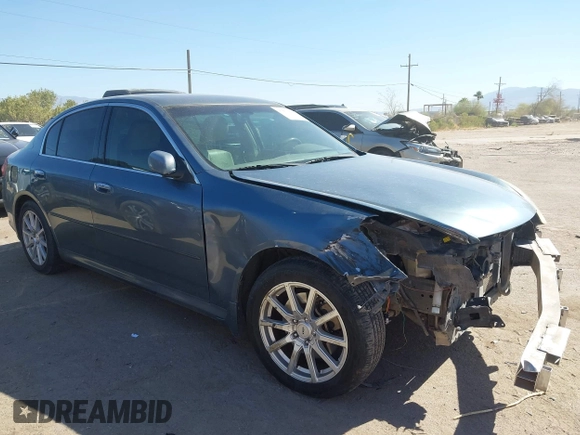2006 Infiniti G35 with VIN JNKCV51E76M519911, listed as a IAAI auction lot 41895982 with 251,470 mi miles and . Bid and sale history available at carsss.com. Image 6.