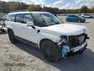 2024 Hyundai Santa Fe Hybrid Calligraphy with VIN 5NMP5DG11RH002276, listed as a Copart auction lot 78006574 with 7,719 mi miles and Salvage Title. Bid and sale history available at carsss.com. Image 4.