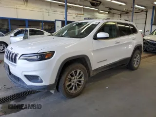 2019 Jeep Cherokee Latitude Plus with VIN 1C4PJMLX3KD127574, listed as a Copart auction lot 55470565 with 106,309 mi miles and Salvage title. Bid and sale history available at DreamBid. Image 1.