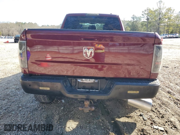 2012 Ram 2500 Laramie with VIN 3C6UD5FL2CG260878, listed as a Copart auction lot 86320654 with 281,334 mi miles and Salvage Title. Bid and sale history available at carsss.com. Image 6.