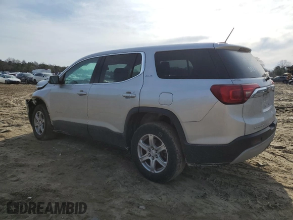 2017 GMC Acadia SLE with VIN 1GKKNKLA1HZ286270, listed as a Copart auction lot 43014505 with 87,099 mi miles and Salvage Title. Bid and sale history available at DreamBid. Image 2.
