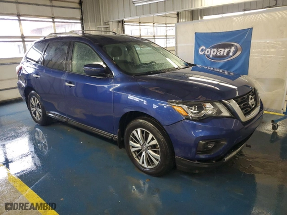 2019 Nissan Pathfinder S with VIN 5N1DR2MMXKC654355, listed as a Copart auction lot 43436035 with 106,093 mi miles and Clean Title. Bid and sale history available at carsss.com. Image 4.