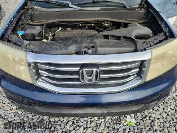 2012 Honda Pilot EX-L with VIN 5FNYF3H61CB020226, listed as a Copart auction lot 59038355 with 234,583 mi miles and Salvage title. Bid and sale history available at DreamBid. Image 12.