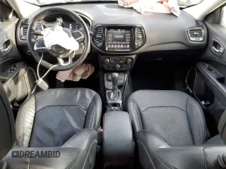 2021 Jeep Compass Limited with VIN 3C4NJDCBXMT550631, listed as a Copart auction lot 45648605 with 55,092 mi miles and Salvage Title. Bid and sale history available at DreamBid. Image 8.