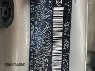 2008 Toyota Prius with VIN JTDKB20U283332596, listed as a Copart auction lot 87884325 with 224,574 mi miles and Non Repairable. Bid and sale history available at carsss.com. Image 12.