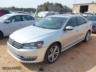 2012 Volkswagen Passat TDI SEL Premium with VIN 1VWCN7A31CC080506, listed as a IAAI auction lot 41792115 with 228,710 mi miles. Bid and sale history available at carsss.com. Image 2.
