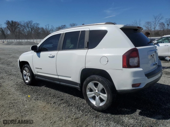 2014 Jeep Compass Latitude with VIN 1C4NJCEB6ED507824, listed as a Copart auction lot 47574035 with 155,702 mi miles and Salvage Title. Bid and sale history available at carsss.com. Image 2.