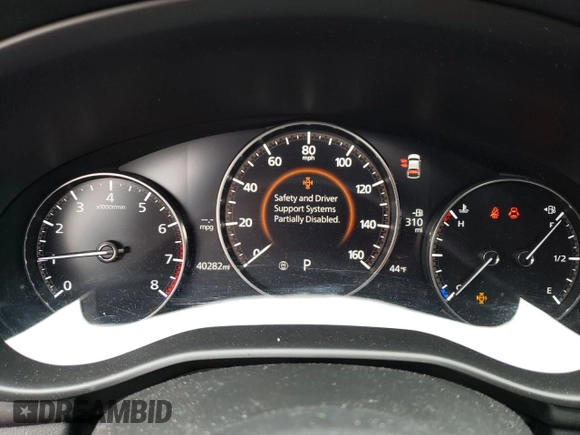 2019 Mazda Mazda3 Hatchback w/Premium Pkg with VIN JM1BPANM8K1124195, listed as a Copart auction lot 46151313 with 40,282 mi miles. Bid and sale history available at carsss.com. Image 9.
