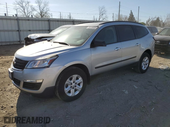 2017 Chevrolet Traverse LS with VIN 1GNKRFEDXHJ148148, listed as a Copart auction lot 54126685 with 203,010 mi miles and Clean Title. Bid and sale history available at carsss.com. Image 1.