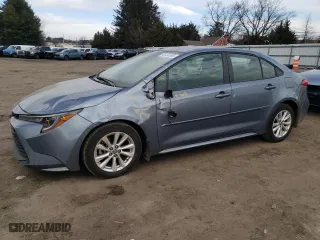 2024 Toyota Corolla LE with VIN 5YFB4MDE7RP112601, listed as a Copart auction lot 46424595 with 25,719 mi miles and Salvage Title. Bid and sale history available at carsss.com. Image 1.
