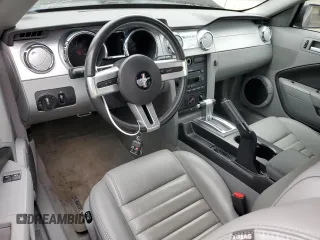 2007 Ford Mustang GT Deluxe with VIN 1ZVHT82H075356342, listed as a Copart auction lot 47814925 with 38,367 mi miles and Salvage Title. Bid and sale history available at carsss.com. Image 8.