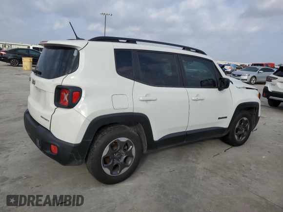 2017 Jeep Renegade Sport с VIN ZACCJAAB5HPF92162, выставлен на аукционе Copart как лот 49095365 с пробегом 73 003 миль миль и Списание • Salvage title. История ставок и продаж доступна на DreamBid. Изображение 3.