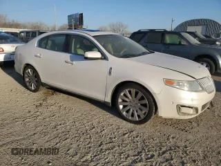 2011 Lincoln MKS EcoBoost with VIN 1LNHL9FTXBG615029, listed as a Copart auction lot 49040785 with Not Provided miles and Salvage Title. Bid and sale history available at DreamBid. Image 4.