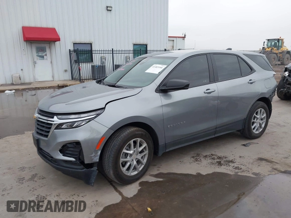 2024 Chevrolet Equinox LS z VIN 3GNAXSEG9RL205583, wystawiony jako IAAI lot #41403166 z przebiegiem 20 199 mil mil oraz . Historia ofert i sprzedaży dostępna na DreamBid. Obrazek 2.