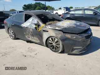 2019 Kia Optima LX with VIN 5XXGT4L30KG284850, listed as a Copart auction lot 56714065 with Not provided miles and Clean title. Bid and sale history available at DreamBid. Image 4.