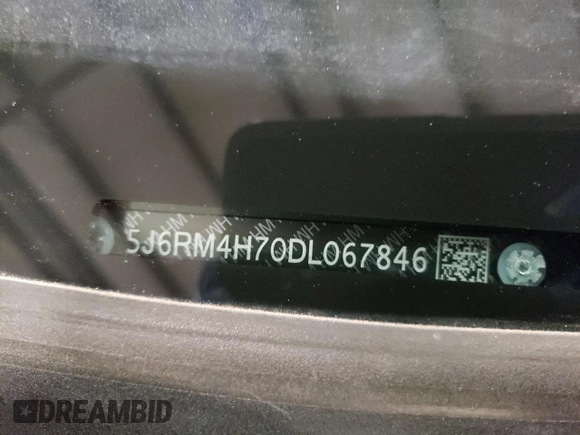 2013 Honda CR-V EX-L with VIN 5J6RM4H70DL067846, listed as a Copart auction lot 52144845 with 112,599 mi miles and Salvage Title. Bid and sale history available at carsss.com. Image 15.