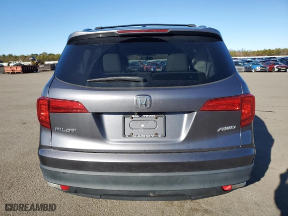 2018 Honda Pilot EX-L with VIN 5FNYF6H54JB011574, listed as a Copart auction lot 47956835 with 101,116 mi miles and Salvage Title. Bid and sale history available at carsss.com. Image 6.