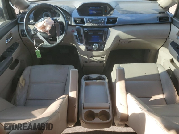 2014 Honda Odyssey EX-L with VIN 5FNRL5H67EB098473, listed as a Copart auction lot 45670685 with 163,765 mi miles and Salvage Title. Bid and sale history available at DreamBid. Image 8.